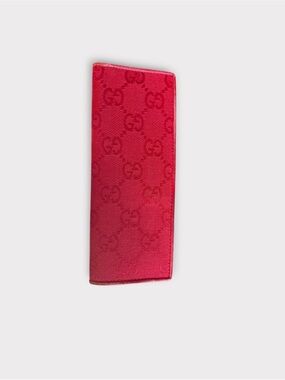GUCCI Red GG Monogram Canvas Pen/Pencil Case Luxury Desk Accessory
Made in Italy
